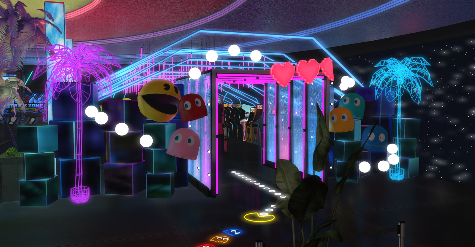 Retro Arcade Entrance