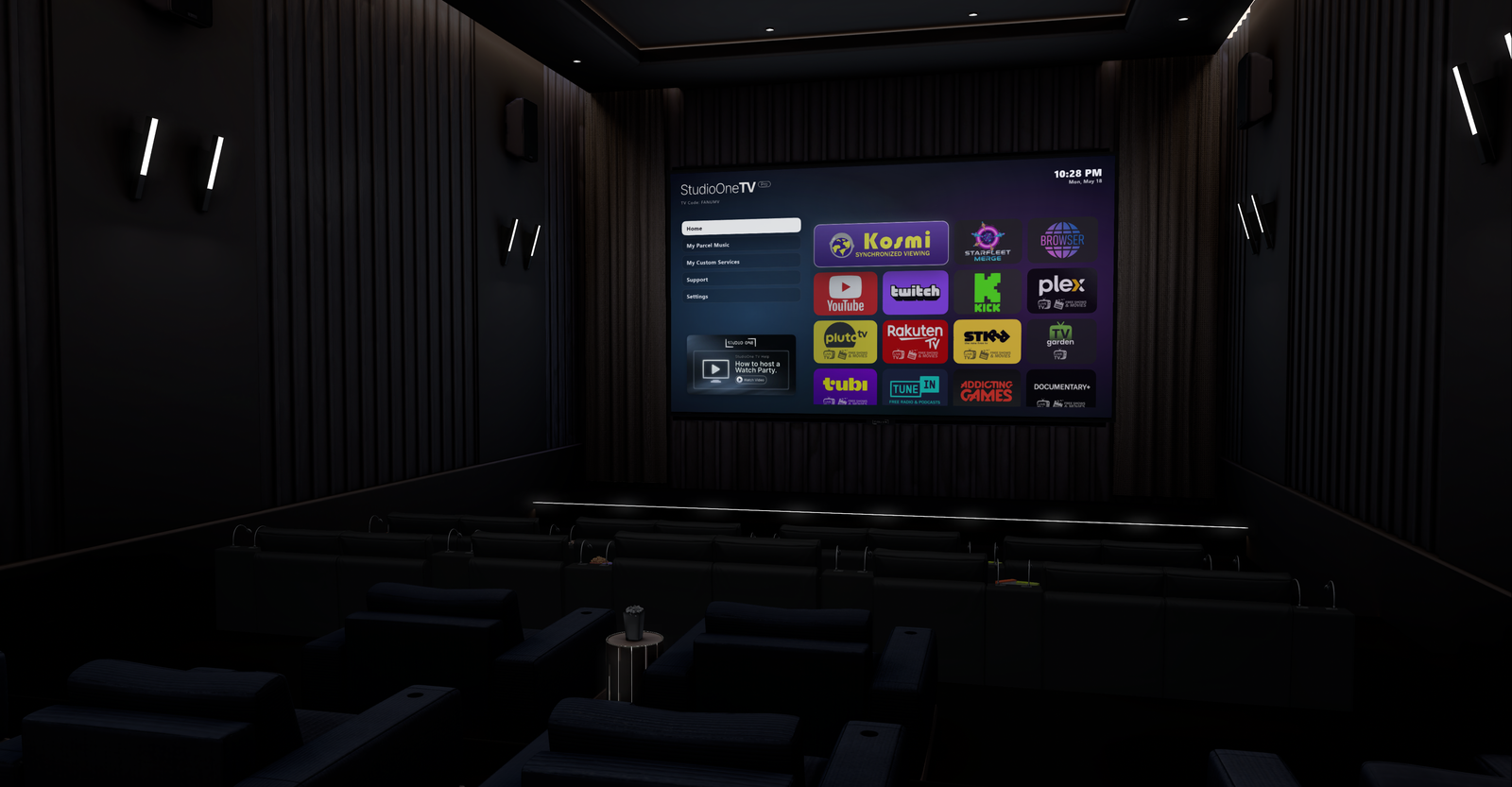 StudioOne TV Pro Cinema Screen